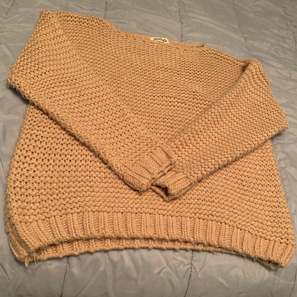 Listicle cozy chunky open knit sweater - Picture 2 of 3